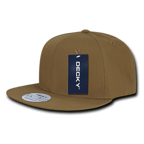 Decky 6 Panel High Profile Structured Ripstop Snapback | Decky 360 Coyote OSFM