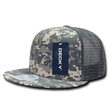Decky 6 Panel High Profile Structured Ripstop Trucker | Decky 241 ACU OSFM