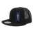Decky 6 Panel High Profile Structured Ripstop Trucker | Decky 241 Black OSFM