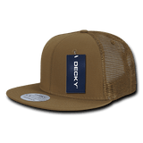 Decky 6 Panel High Profile Structured Ripstop Trucker | Decky 241 Coyote OSFM