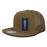 Decky 6 Panel High Profile Structured Ripstop Trucker | Decky 241 Coyote OSFM