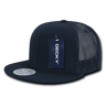 Decky 6 Panel High Profile Structured Ripstop Trucker | Decky 241 Navy OSFM
