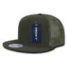 Decky 6 Panel High Profile Structured Ripstop Trucker | Decky 241 Olive OSFM