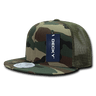 Decky 6 Panel High Profile Structured Ripstop Trucker | Decky 241 Woodland OSFM