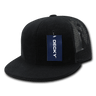 Decky 6 Panel High Profile Structured Terry Trucker | Decky 1081 Black/Black OSFM
