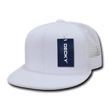 Decky 6 Panel High Profile Structured Terry Trucker | Decky 1081 White/White OSFM