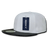 Decky 6 Panel High Profile Structured Vinyl Snapback | Decky 1071 White/Black OSFM