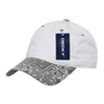 Decky 6 Panel Low Profile Relaxed Bandanna Bill Dad Hat | Decky 256 White/Grey OSFM Hats