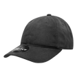 Decky 6 Panel Low Profile Relaxed Brushed Cotton Dad Hat | Decky 112 Black OSFM Hats