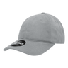 Decky 6 Panel Low Profile Relaxed Brushed Cotton Dad Hat | Decky 112 Grey OSFM Hats