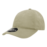 Decky 6 Panel Low Profile Relaxed Brushed Cotton Dad Hat | Decky 112 Khaki OSFM Hats