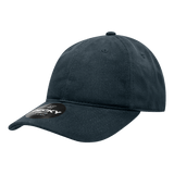 Decky 6 Panel Low Profile Relaxed Brushed Cotton Dad Hat | Decky 112 Navy OSFM Hats