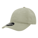 Decky 6 Panel Low Profile Relaxed Brushed Cotton Dad Hat | Decky 112 Stone OSFM Hats
