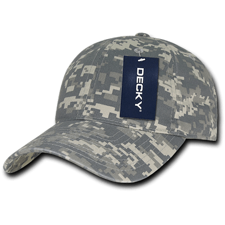 Decky 6 Panel Low Profile Relaxed Camo Dad Hat | Decky 216 ACU OSFM Hats