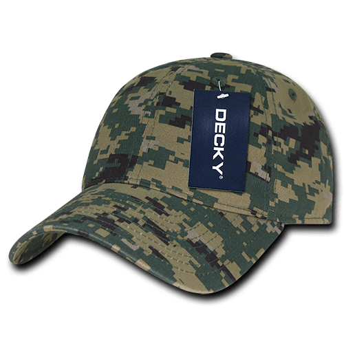 Decky 6 Panel Low Profile Relaxed Camo Dad Hat | Decky 216 MCU OSFM Hats