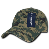 Decky 6 Panel Low Profile Relaxed Camo Dad Hat | Decky 216 MCU OSFM Hats