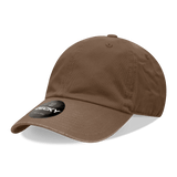 Decky 6 Panel Low Profile Relaxed Cotton Dad Hat | Decky 205 Brown OSFM Hats