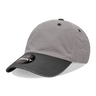 Decky 6 Panel Low Profile Relaxed Cotton Dad Hat | Decky 205 Grey/Black OSFM Hats
