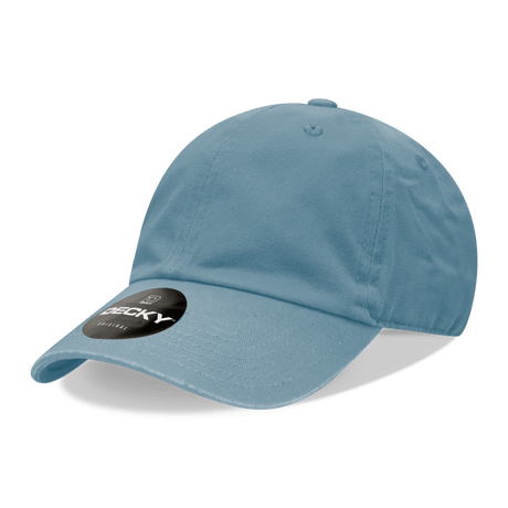 Decky 6 Panel Low Profile Relaxed Cotton Dad Hat | Decky 205 LightBlue Standard Hats