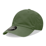 Decky 6 Panel Low Profile Relaxed Cotton Dad Hat | Decky 205 Olive OSFM Hats