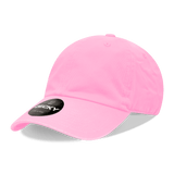 Decky 6 Panel Low Profile Relaxed Cotton Dad Hat | Decky 205 Pink OSFM Hats