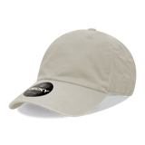 Decky 6 Panel Low Profile Relaxed Cotton Dad Hat | Decky 205 Stone OSFM Hats