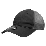Decky 6 Panel Low Profile Relaxed Cotton Trucker | Decky 120 Black/Grey OSFM