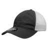 Decky 6 Panel Low Profile Relaxed Cotton Trucker | Decky 120 Blk/Blk/Wht OSFM