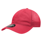 Decky 6 Panel Low Profile Relaxed Cotton Trucker | Decky 120 Hot Pink OSFM