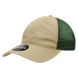 Decky 6 Panel Low Profile Relaxed Cotton Trucker | Decky 120 Khaki/Forest OSFM