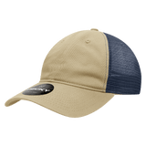 Decky 6 Panel Low Profile Relaxed Cotton Trucker | Decky 120 Khaki/Navy OSFM