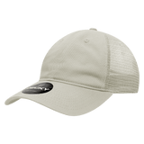 Decky 6 Panel Low Profile Relaxed Cotton Trucker | Decky 120 Stone OSFM