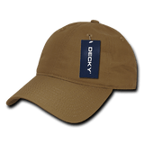 Decky 6 Panel Low Profile Relaxed Ripstop Dad Hat | Decky 239 Coyote OSFM Hats
