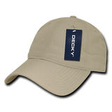 Decky 6 Panel Low Profile Relaxed Ripstop Dad Hat | Decky 239 Khaki OSFM Hats