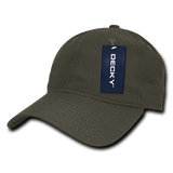 Decky 6 Panel Low Profile Relaxed Ripstop Dad Hat | Decky 239 Olive OSFM Hats