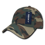 Decky 6 Panel Low Profile Relaxed Ripstop Dad Hat | Decky 239 Woodland OSFM Hats