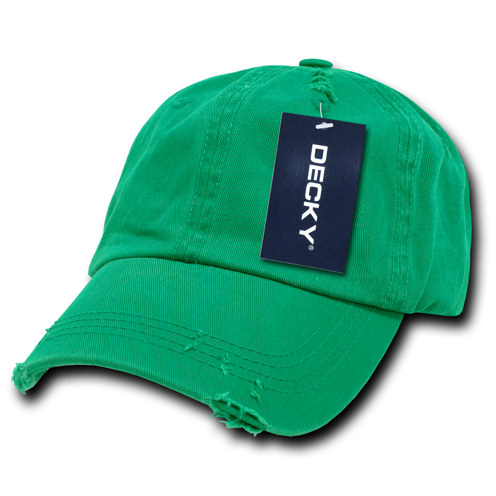 Decky 6 Panel Low Profile Relaxed Vintage Dad Hat | Decky 959 Kelly OSFM Hats