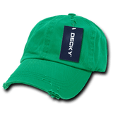 Decky 6 Panel Low Profile Relaxed Vintage Dad Hat | Decky 959 Kelly OSFM Hats