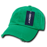Decky 6 Panel Low Profile Relaxed Vintage Dad Hat | Decky 959 Kelly OSFM Hats