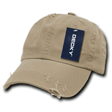 Decky 6 Panel Low Profile Relaxed Vintage Dad Hat | Decky 959 khaki OSFM Hats