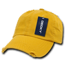 Decky 6 Panel Low Profile Relaxed Vintage Dad Hat | Decky 959 Mango OSFM Hats