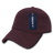 Decky 6 Panel Low Profile Relaxed Vintage Dad Hat | Decky 959 Maroon OSFM Hats