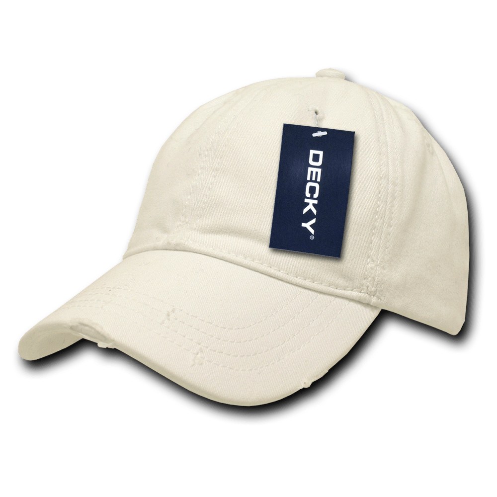 Decky 6 Panel Low Profile Relaxed Vintage Polo Fitted | Decky 860 CREAM S
