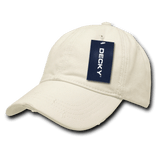 Decky 6 Panel Low Profile Relaxed Vintage Polo Fitted | Decky 860 CREAM S