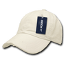 Decky 6 Panel Low Profile Relaxed Vintage Polo Fitted | Decky 860 CREAM S
