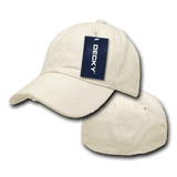 Decky 6 Panel Low Profile Relaxed Vintage Polo Fitted | Decky 860 CREAM XL