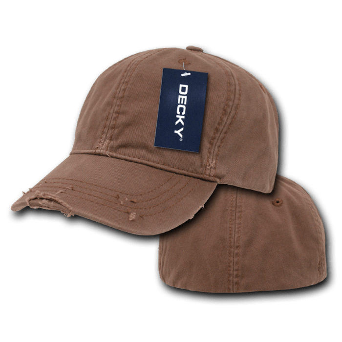 Decky 6 Panel Low Profile Relaxed Vintage Polo Fitted | Decky 860 Hot Chocolate L
