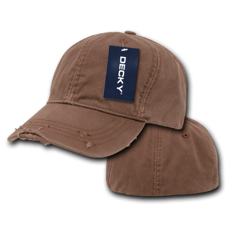 Decky 6 Panel Low Profile Relaxed Vintage Polo Fitted | Decky 860 Hot Chocolate L