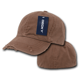 Decky 6 Panel Low Profile Relaxed Vintage Polo Fitted | Decky 860 Hot Chocolate M