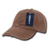 Decky 6 Panel Low Profile Relaxed Vintage Polo Fitted | Decky 860 Hot Chocolate S